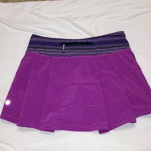 Lulu lemon tennis pace rival skirt size 4 regular